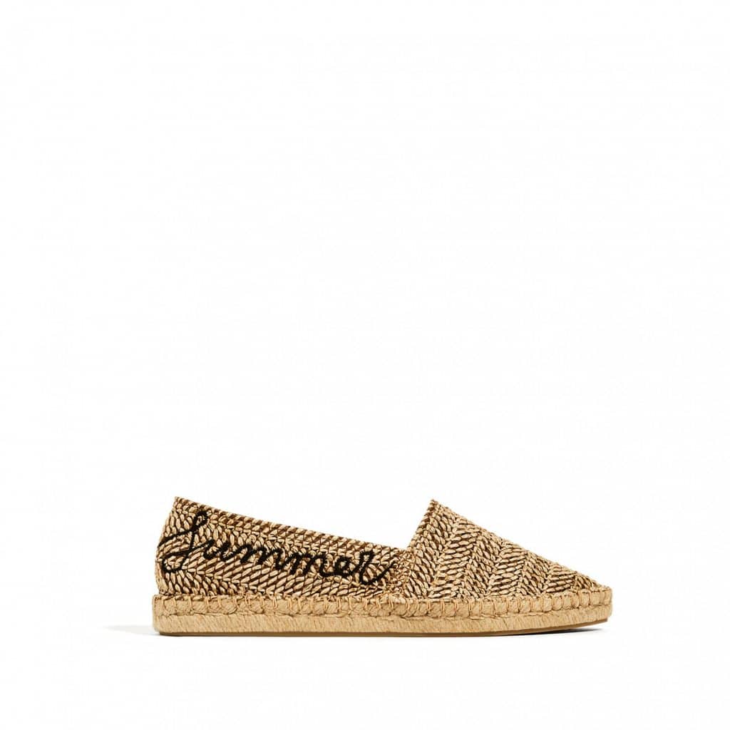 Zara espadrilles tendances mode été