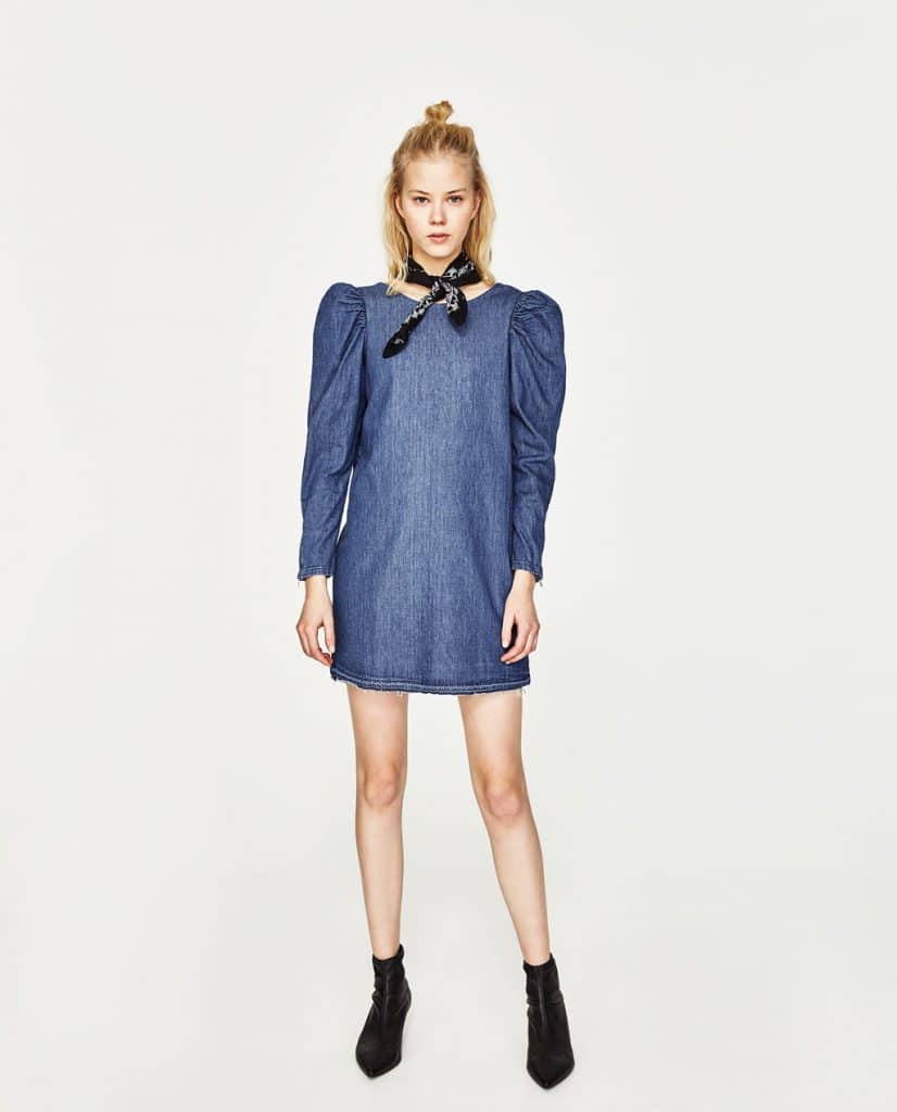 robe jean zara