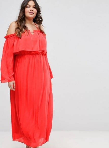 robe rouge asos